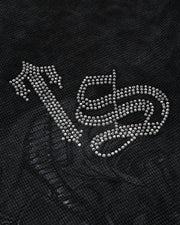 * PRE ORDER*Samurai Diamanté LS Tee - Black - My Store