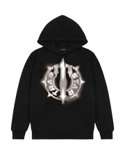 Spin Print Hoodie - Black - My Store