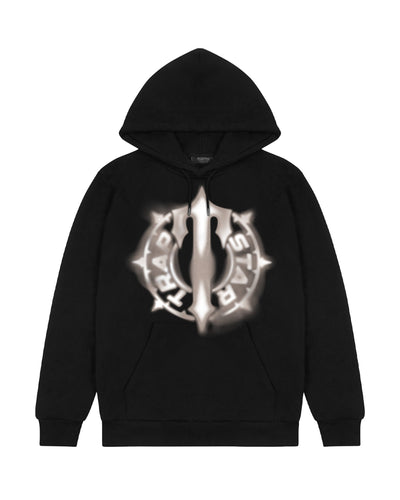 Spin Print Hoodie - Black - My Store