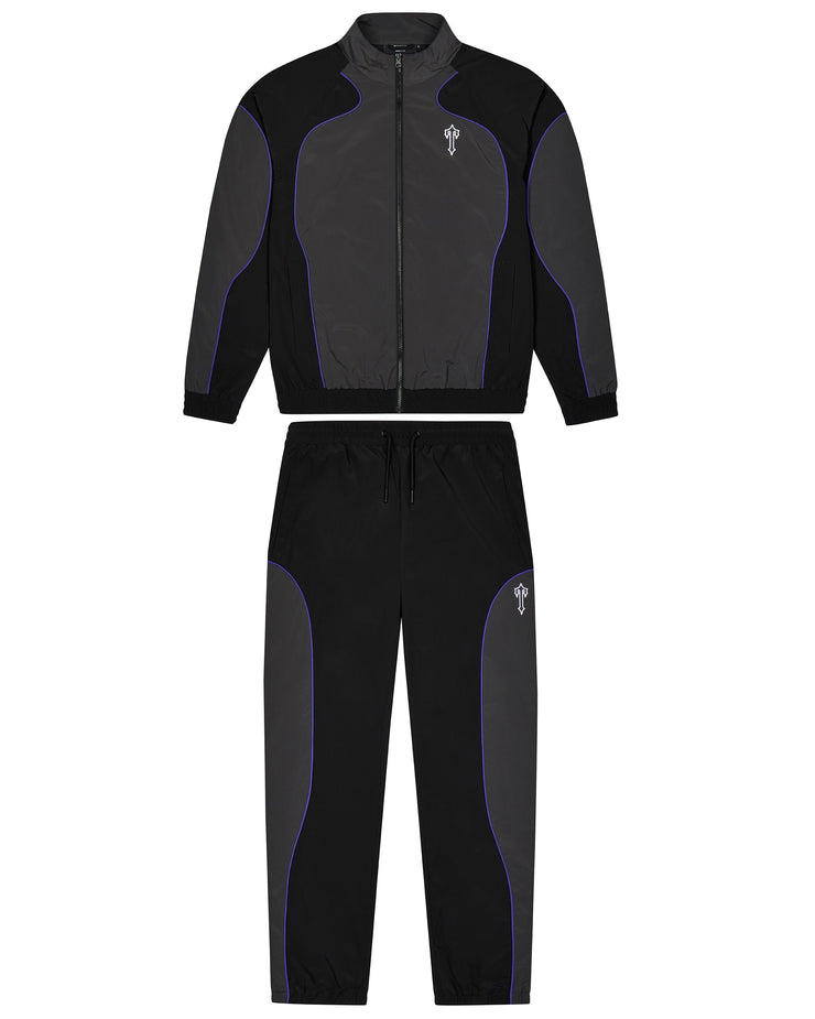 Foundation Shell Tracksuit - Black/Grey - My Store