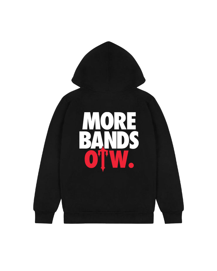 Trapstar x More Bands OTW Hoodie - Black - My Store