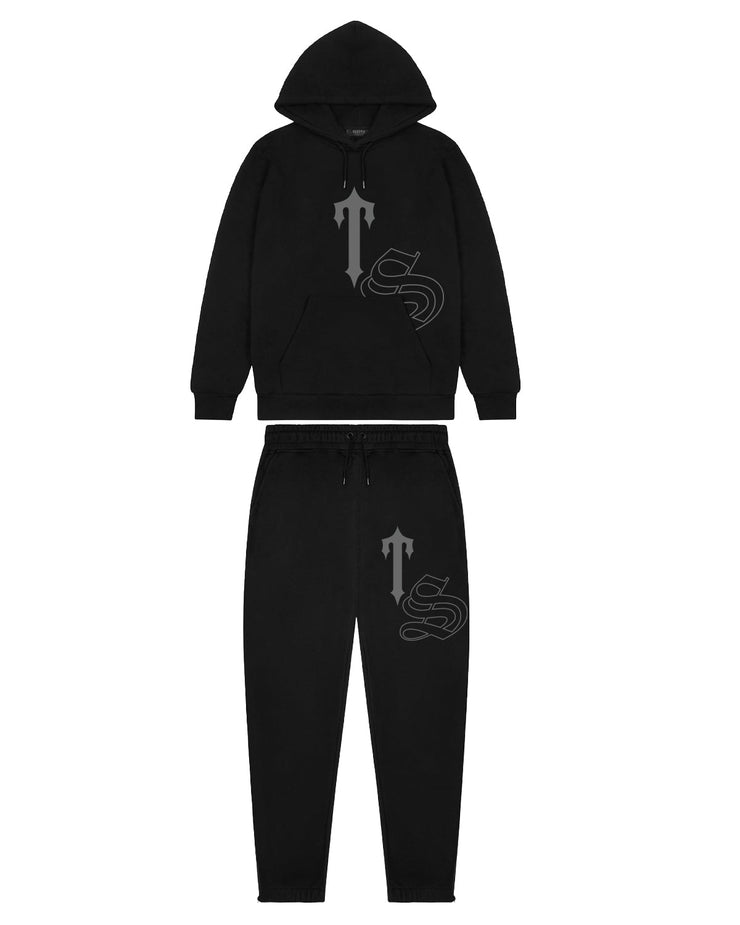 TS Print Tracksuit - Black - My Store