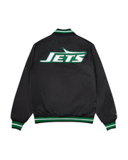 Trapstar x NFL Jets Satin Bomber - Black - My Store