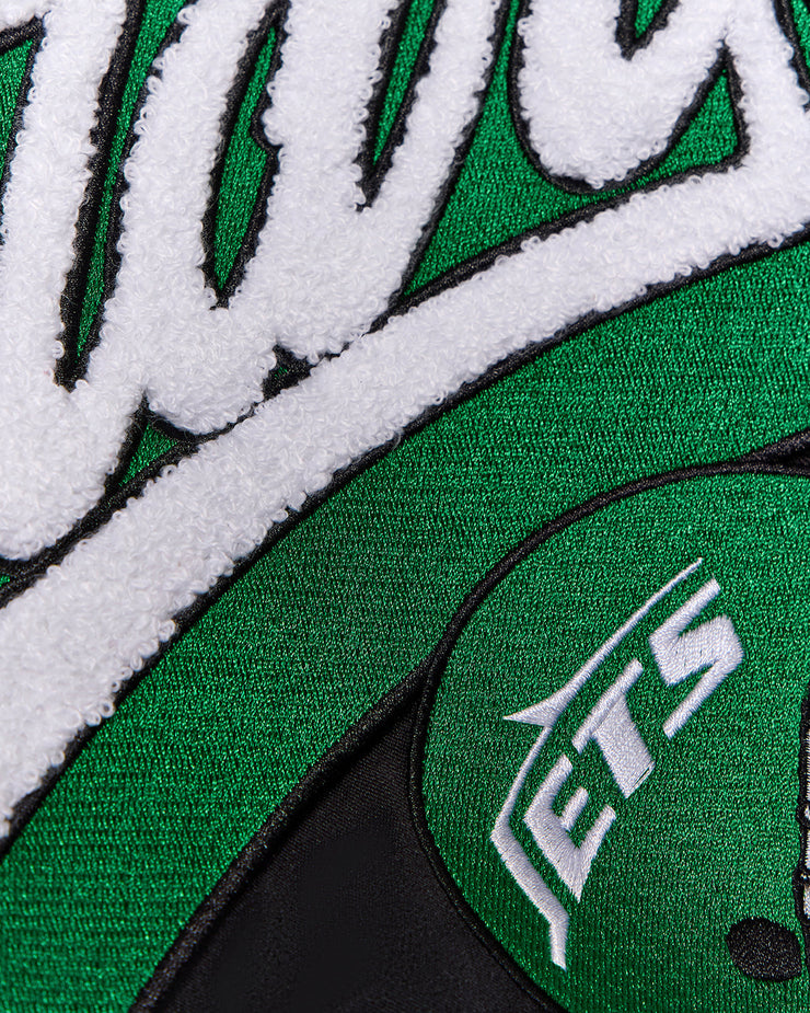 Trapstar x NFL Jets Satin Bomber - Black - My Store