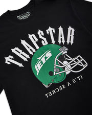 Trapstar x NFL Jets Irongate Helmet Tee - Black