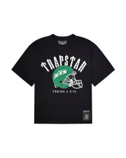 Trapstar x NFL Jets Irongate Helmet Tee - Black