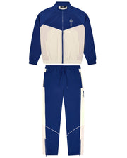 Irongate V Panel Shell Tracksuit - Blue/Grey - My Store