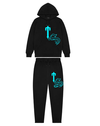 *PRE ORDER* TS Print Tracksuit - Black/Teal - My Store