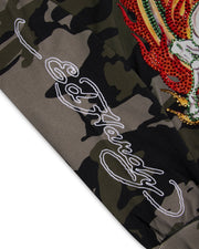 Trapstar x Ed Hardy Dead or Alive Rhinestone Hoodie - Camo - My Store