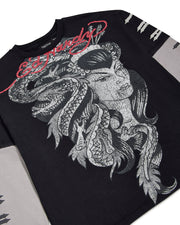 Trapstar x Ed Hardy Medusa LS Tee - Black/White