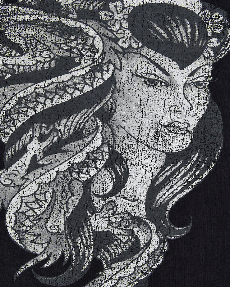 Trapstar x Ed Hardy Medusa LS Tee - Black/White
