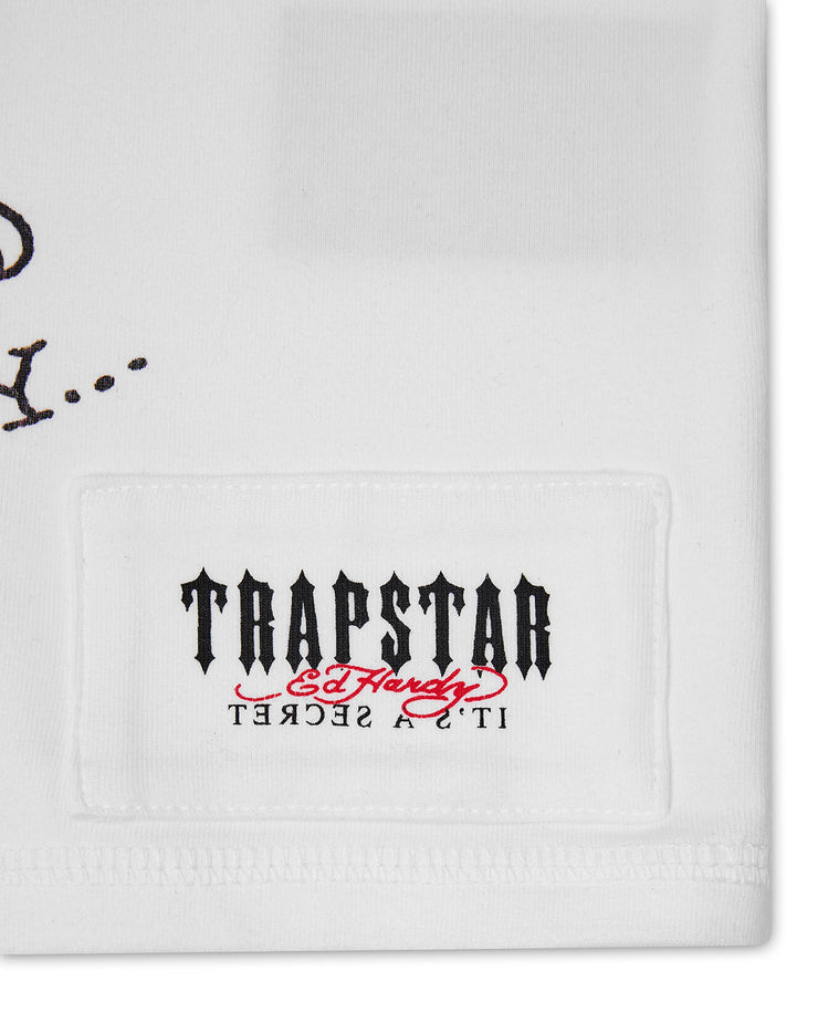 Trapstar x Ed Hardy Women's Good Pussy Vest - White