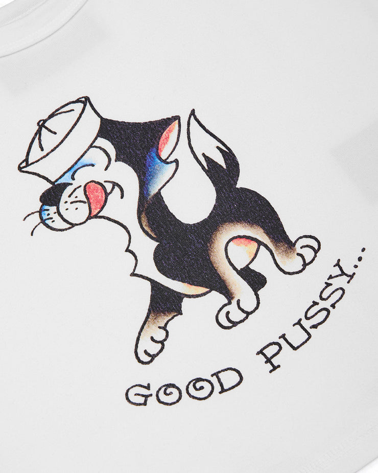 Trapstar x Ed Hardy Women's Good Pussy Vest - White