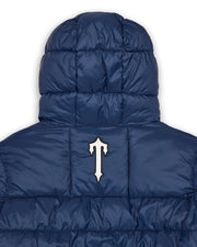 It's A Secret Hooded Puffer - Navy - My Store