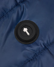 It's A Secret Hooded Puffer - Navy - My Store