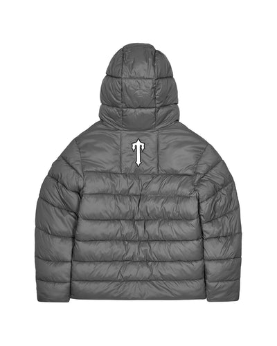 It's A Secret Hooded Puffer - Grey - My Store