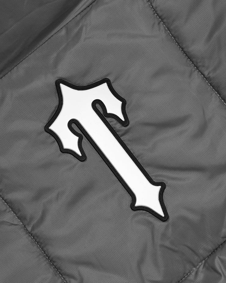 It's A Secret Hooded Puffer - Grey - My Store