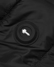 It's A Secret Hooded Puffer - Black - My Store