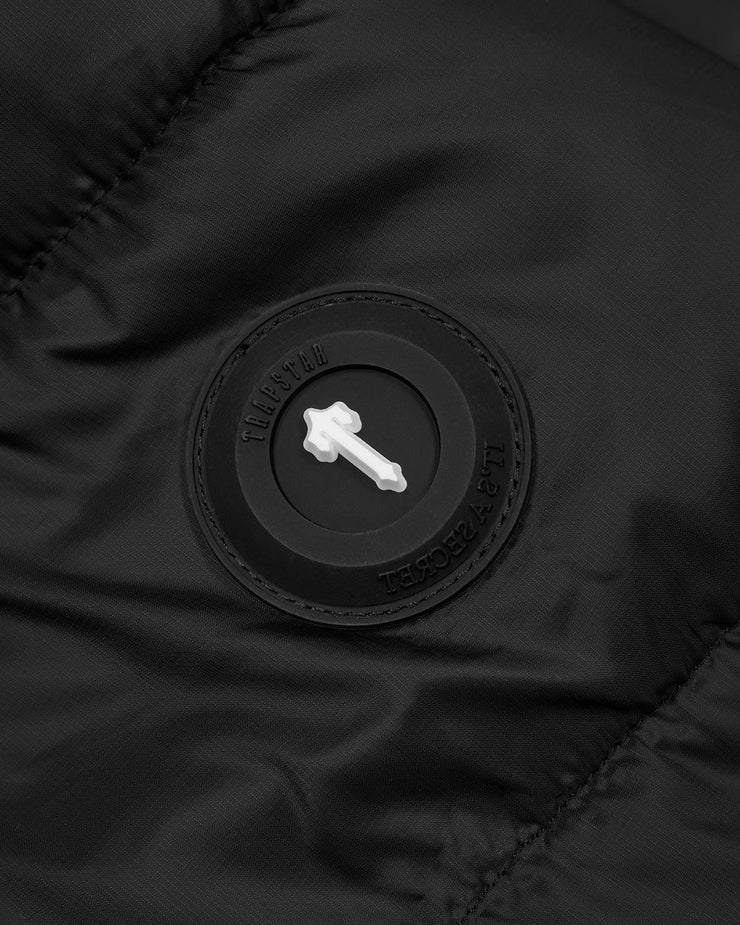 It's A Secret Hooded Puffer - Black - My Store