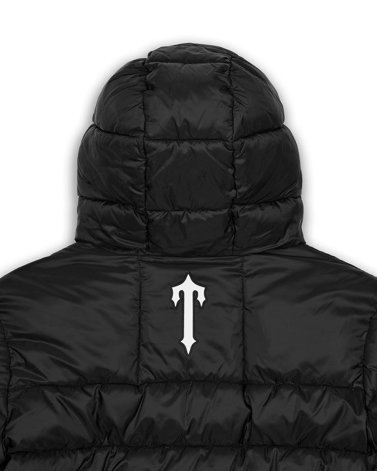 It's A Secret Hooded Puffer - Black - My Store