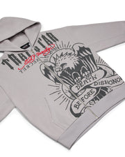 Trapstar x Ed Hardy DBD Hoodie - Grey - My Store