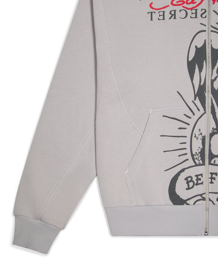 Trapstar x Ed Hardy DBD Hoodie - Grey - My Store