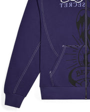 Trapstar x Ed Hardy DBD Hoodie - Navy - My Store