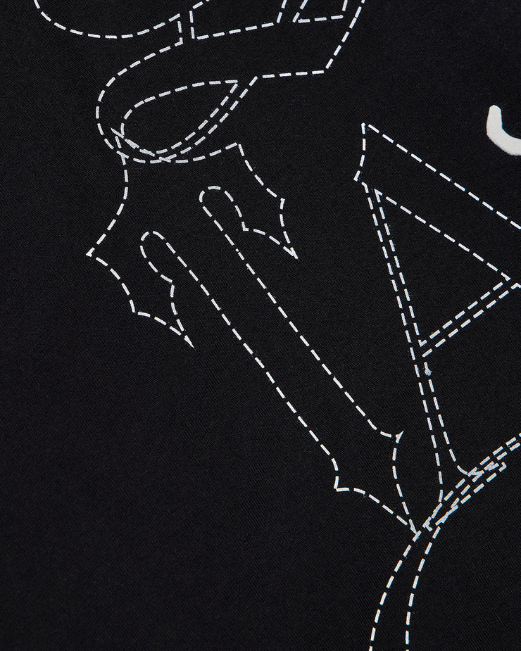 Trapstar x Ed Hardy Hell Cat Tee - Black