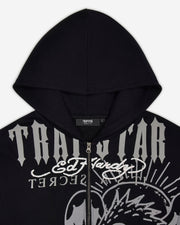Trapstar x Ed Hardy DBD Hoodie - Black - My Store