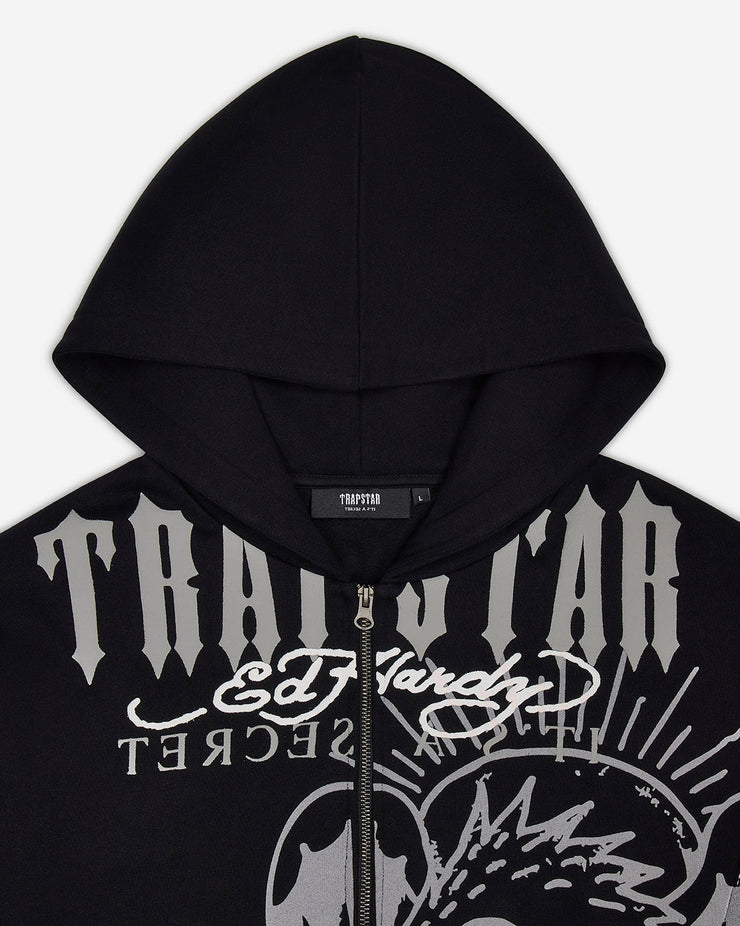 Trapstar x Ed Hardy DBD Hoodie - Black - My Store