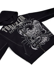 Trapstar x Ed Hardy DBD Hoodie - Black - My Store