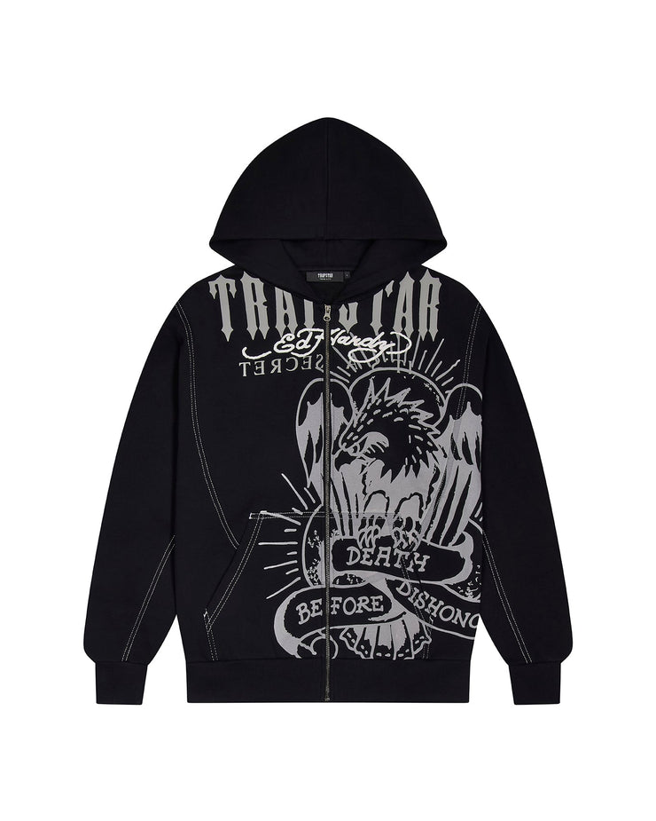 Trapstar x Ed Hardy DBD Hoodie - Black - My Store