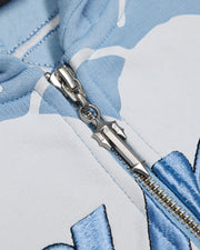 Trapstar x Ed Hardy Women's Love On Fire Hoodie - Baby Blue