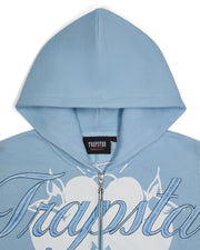 Trapstar x Ed Hardy Women's Love On Fire Hoodie - Baby Blue