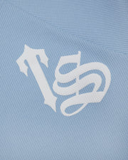 Script Waffle LS Top - Light Blue - My Store