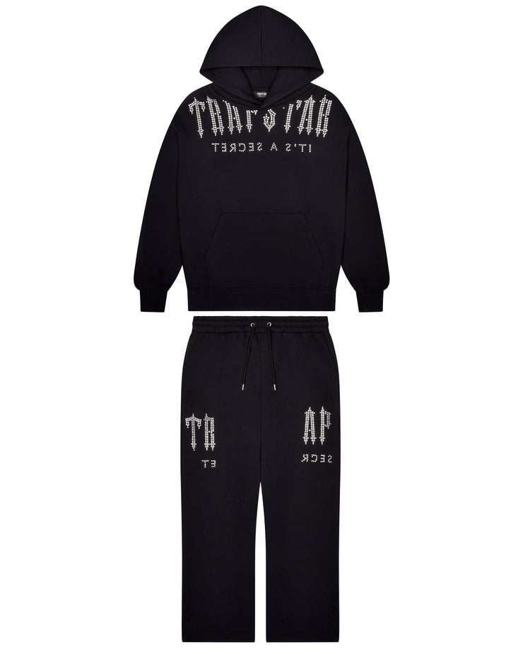 Deconstructed Decoded Diamante Tracksuit - Black* - My Store