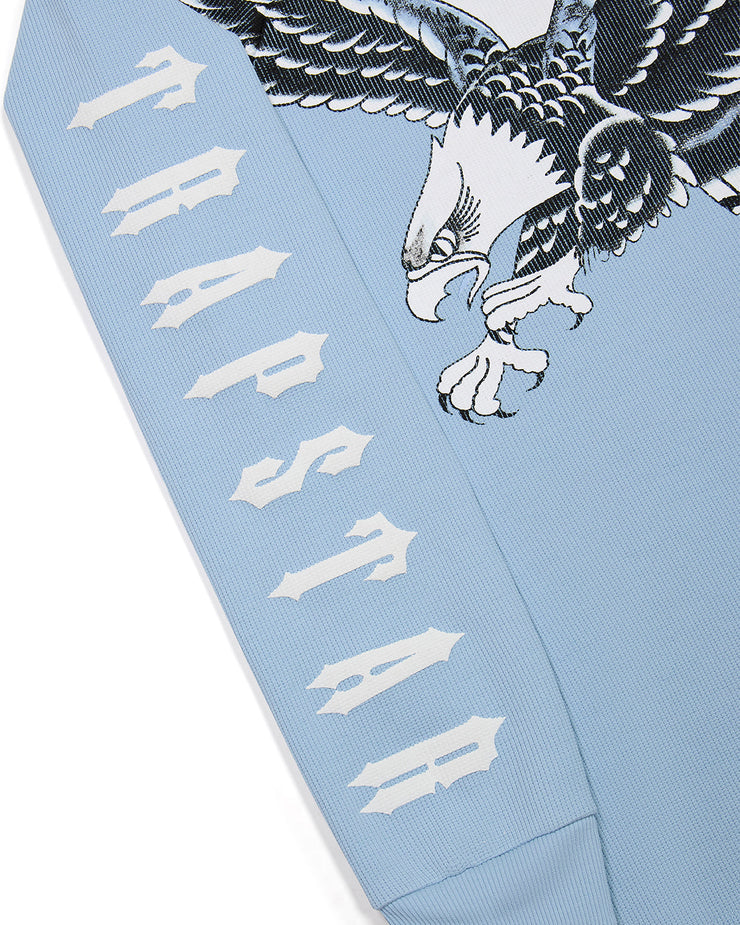 Trapstar x Ed Hardy Waffle LS Top - Light Blue - My Store