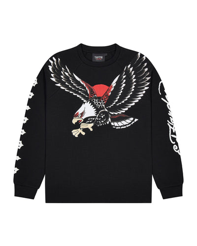 Trapstar x Ed Hardy Waffle LS Top - Black - My Store