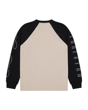 Trapstar x Ed Hardy Waffle LS Top - Natural/Black - My Store