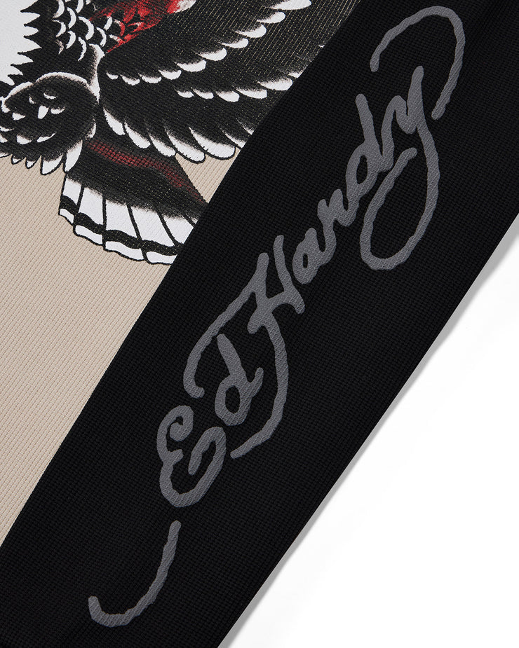 Trapstar x Ed Hardy Waffle LS Top - Natural/Black - My Store