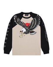 Trapstar x Ed Hardy Waffle LS Top - Natural/Black - My Store