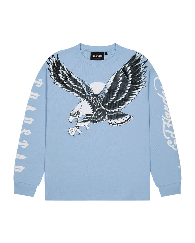 Trapstar x Ed Hardy Waffle LS Top - Light Blue - My Store