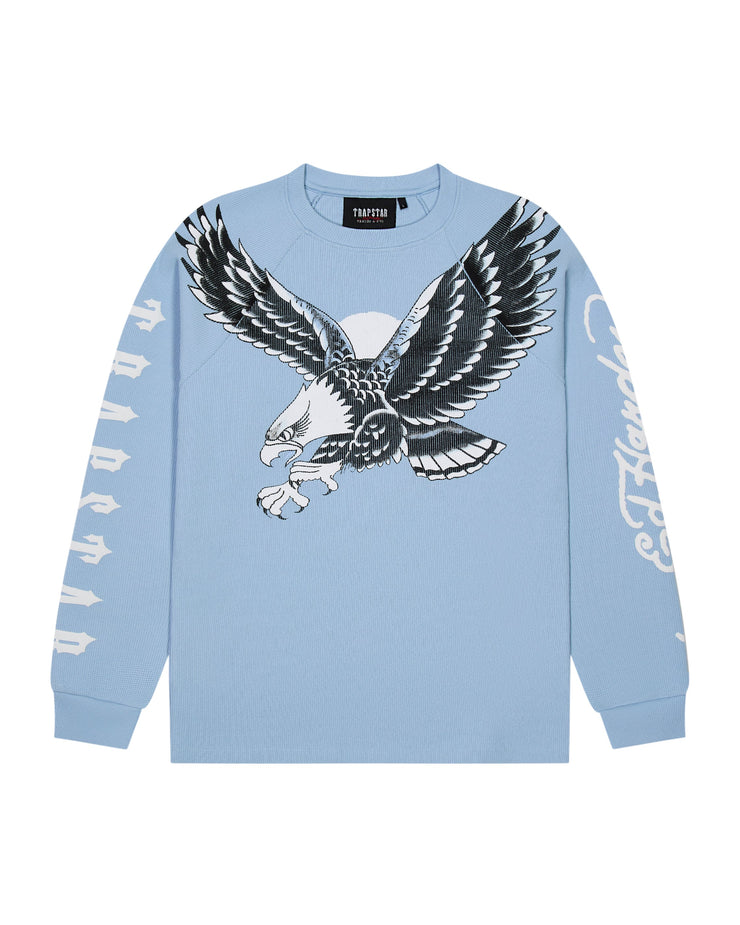 Trapstar x Ed Hardy Waffle LS Top - Light Blue - My Store