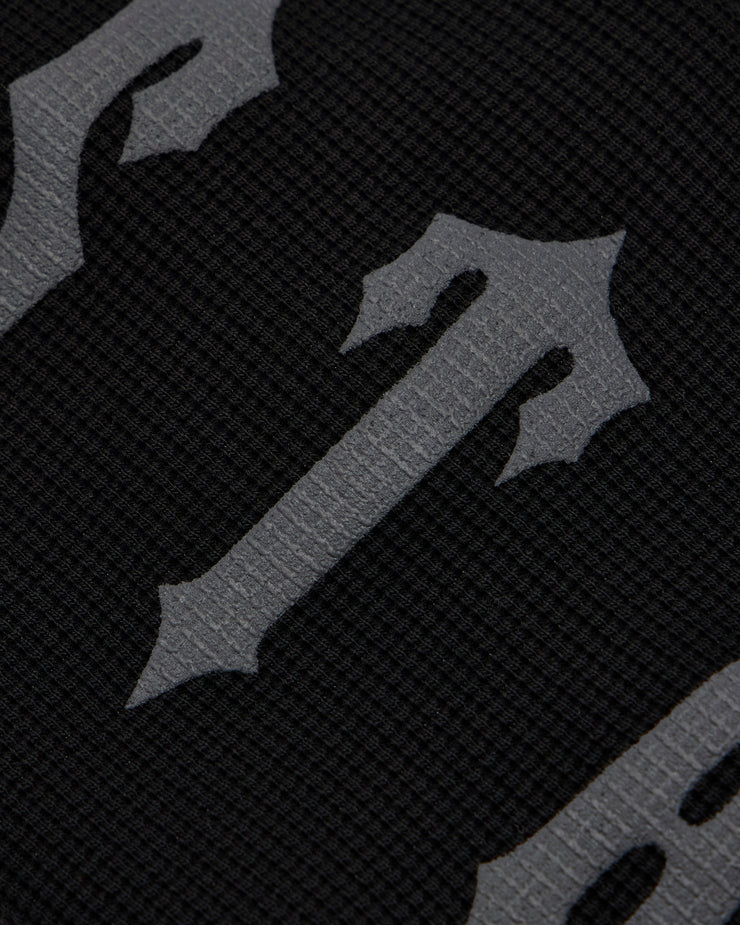 Trapstar x Ed Hardy Waffle LS Top - Natural/Black - My Store