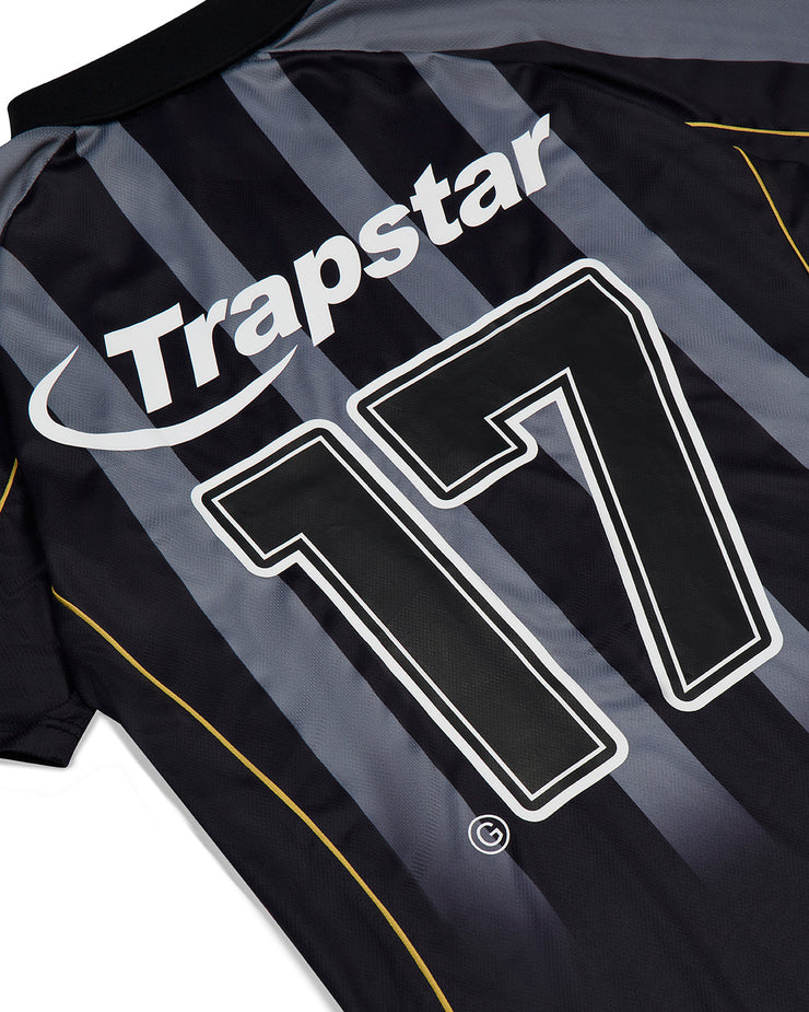 *PRE ORDER* Hyperdrive Striped Football Jersey - Black