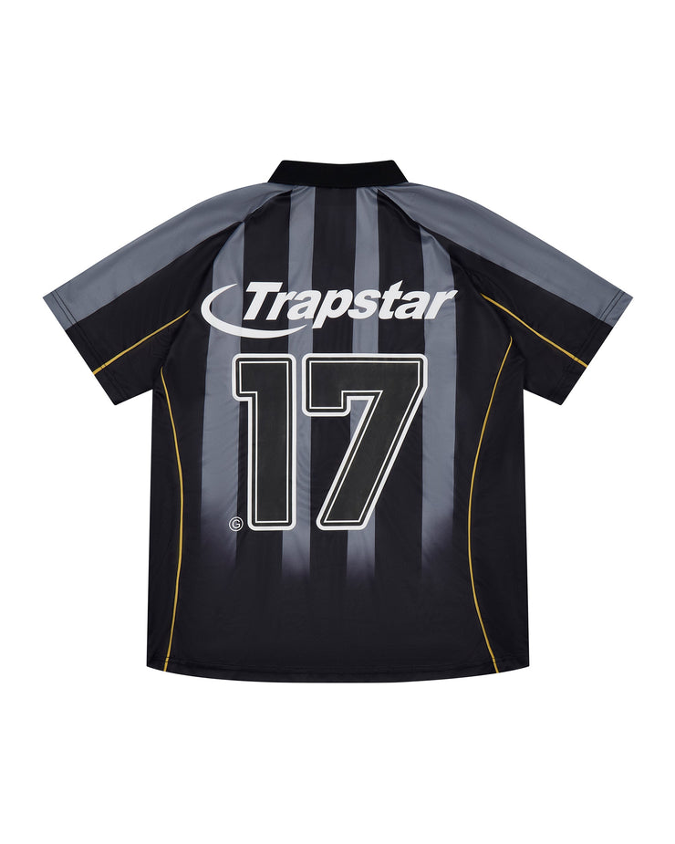 *PRE ORDER* Hyperdrive Striped Football Jersey - Black