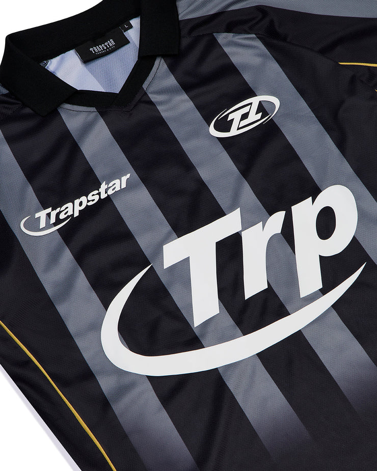 *PRE ORDER* Hyperdrive Striped Football Jersey - Black