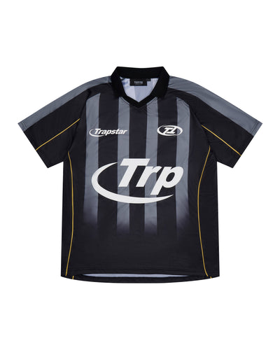 *PRE ORDER* Hyperdrive Striped Football Jersey - Black