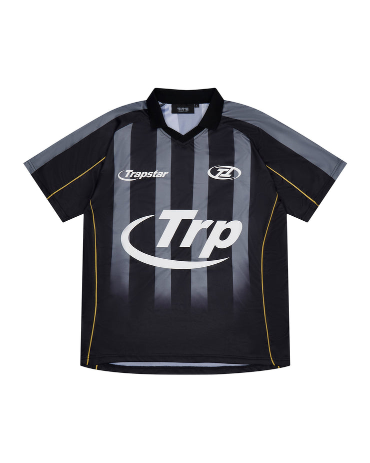*PRE ORDER* Hyperdrive Striped Football Jersey - Black