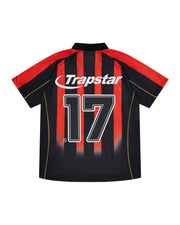 *PRE ORDER* Hyperdrive Striped Football Jersey - Black/Red